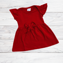 Vestido moño rojo - comprar online