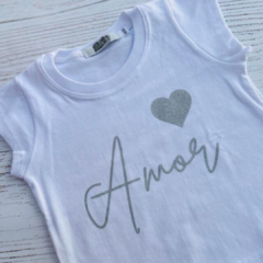 Remera Amor Blanca - comprar online