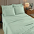 Jogo Cama King Reffinata Color 230 Fios Menta Buettner