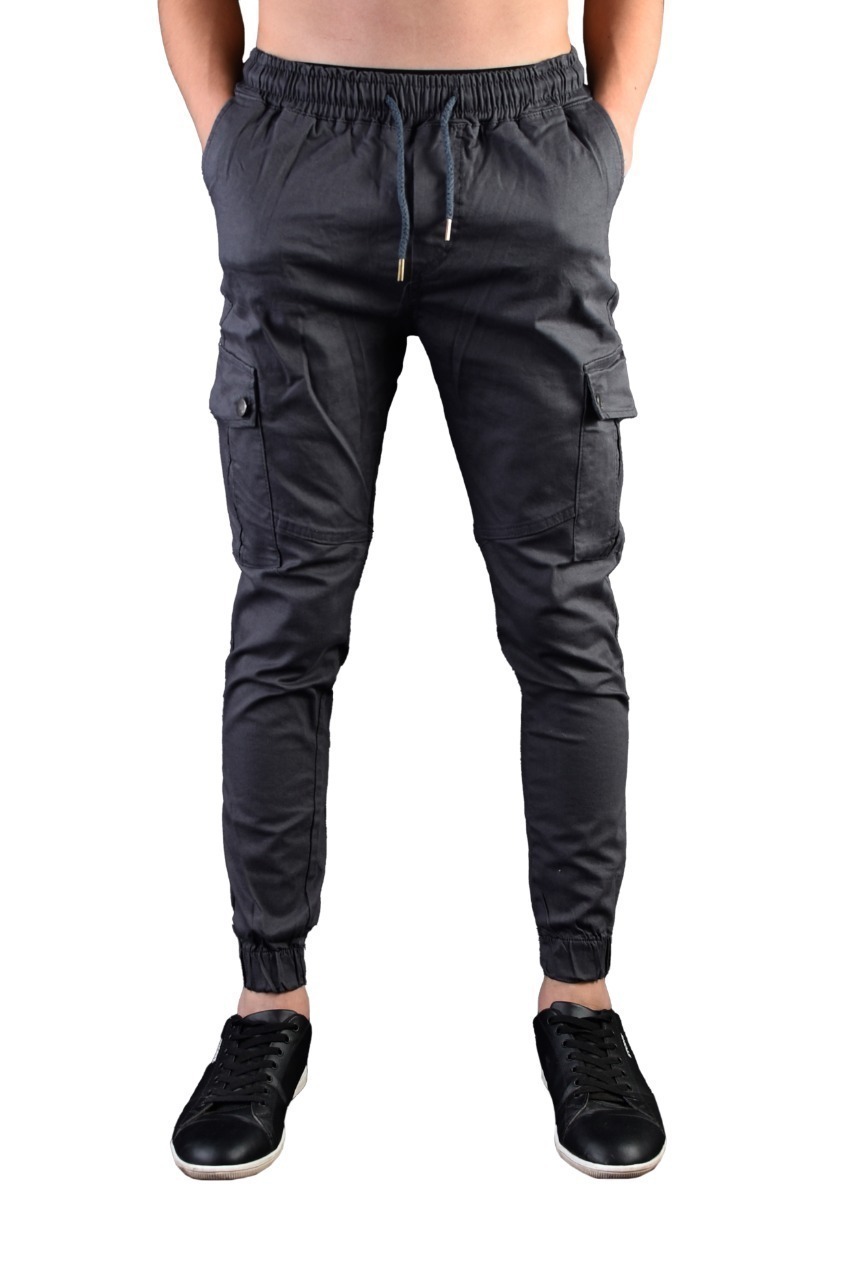 Pantalon de gabardina con puño hotsell