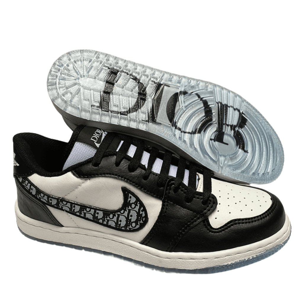 R00 TENIS NIKE AIR DIOR LOW AD PRETO BRANCO PRETO
