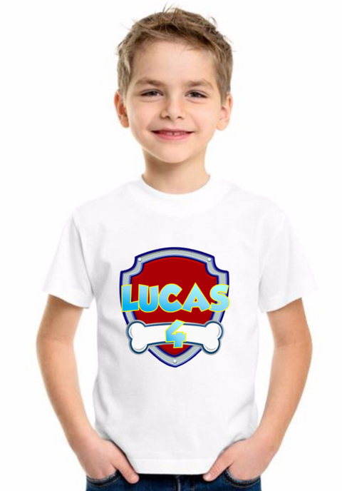 Remera Personalizada Paw Patrol Arte Grafico Vinilos