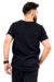 Blusa Scrub Masculina Manga Curta Gola V Com Bolso Preto - comprar online