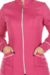 Jaleco Feminino PLUS SIZE Acinturado Gola Padre Manga Longa Rosa Pink - comprar online