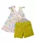 Conjunto Bata + Short Sorvetes Menina - Viscolinho 100% Algodão Anjos Baby - comprar online