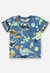 UP BABY CAMISETA ROAR BOLSO - AZUL