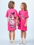 Vestido Pink com Estampa da Minnie - Animê - comprar online