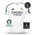 Camisa Real Madrid I 24/25 - Torcedor Adidas Masculina - Branca com detalhes em preto + PATCH CAMPEÃO DA CHAMPIONS