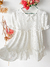 Vestido Renata de broderie blanco - comprar online