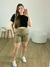 Shorts Sarja Melinda - Marrom ED181