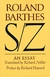 Roland Barthes S/z - Autor: Roland Barthes (1990) [usado]