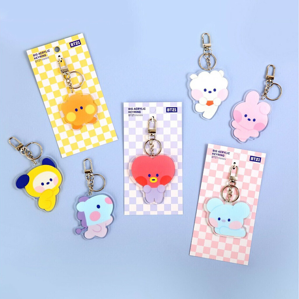 Bt21 Minini Keyring Llavero De Acrilico Oficial Tata Ver