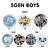 Botones Circules de 5 Gen Boys