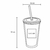 Stray Kids Transparent Straw Cups on internet