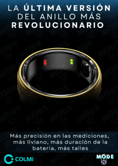 Anillo Inteligente Smart Ring Monitoreo Salud Nuevo RO6 Modelo Colmi - ModeOn