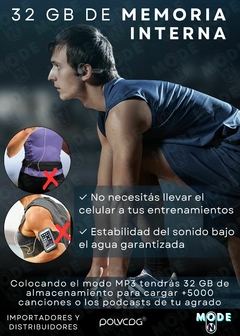 Auriculares Natación Ducha Correr Conducción Osea 32gb Nuevo POLVCDG X10 - tienda online