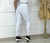 Legging branco com bege 09183 - comprar online