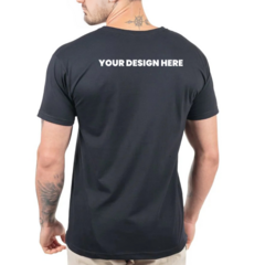 Camiseta Uniforme Personalizado Frente (28cmx10cm) e Costas a sua Escolha - 3 Uniformes