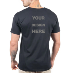 Camiseta Uniforme Personalizado Frente A5 (14cmx21cm) e Costas a sua Escolha