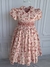 Vestido infantil floral rosa - comprar online