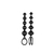 Imagen de Love Beads set de 2 (Black)