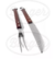 Juego cuchillo y tenedor set parrillero asador acero - tienda online