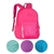 Mochila De Costas Escolar Juvenil 17" MF24050 Com Chaveiro Clio Style na internet