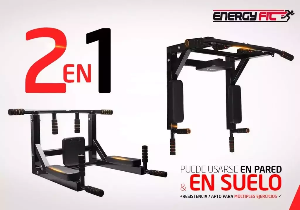Barra Dominadas Desmontable 300kg Multifuncional