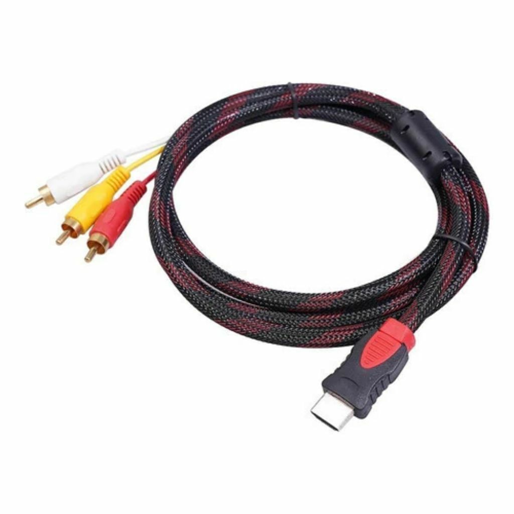 Cable hdmi a rca hd audio vídeo alta definición sale