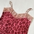 musculosa animal print rosa