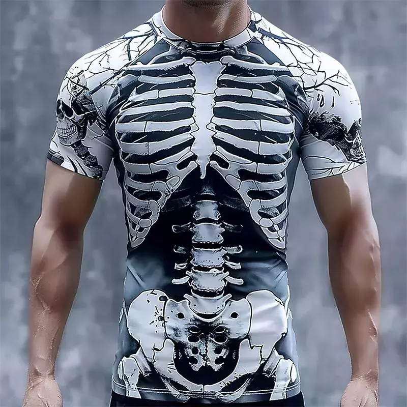 Playera de esqueleto hotsell