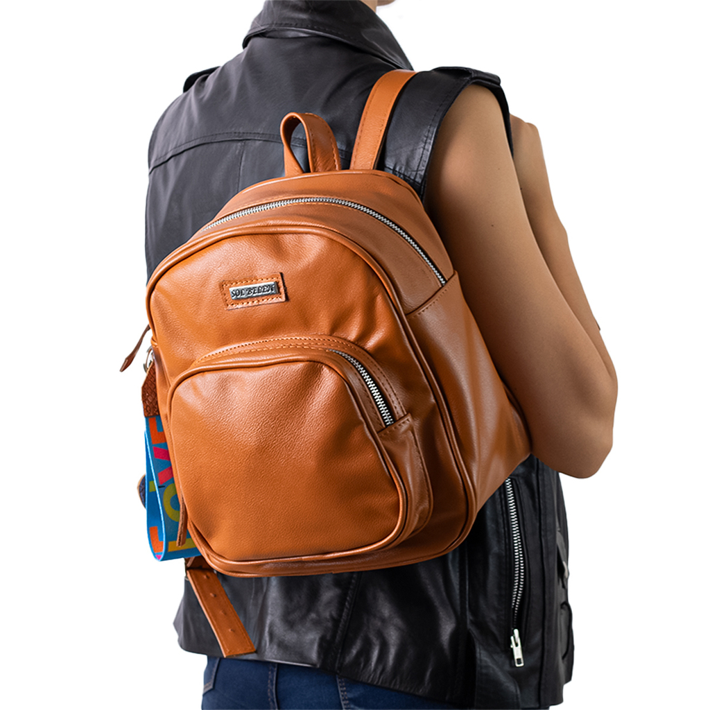 Mochila de Cuero Suela Chiquita Mini Love