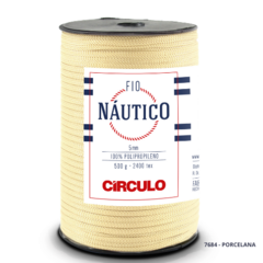 Fio Náutico-CÍRCULO-5mm-2400 TEX-100% Polipropileno-208m- 500g - Ateliê Ma Nucci