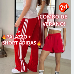 PANTALÓN ADIDAS PALAZZO + SHORT FIREBIRD DE REGALO!