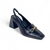 Slingback Monique em Couro Cor Preto