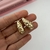 ARO GOTA OVAL DORADO