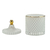 Potiche Decorativo de Vidro Branco 11cm x 17cm - Wolff - comprar online