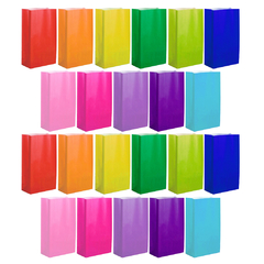 Bolsitas Golosineras Papel Colores Lisos x 15 u