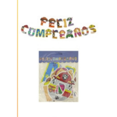 Guirnalda Feliz Cumpelaños Paw Patrol