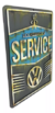 Placa Decorativa Volkswagen Service Ferrugem - comprar online