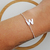 Pulseira Letra W de Lado - comprar online