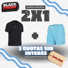 2X1 - SHORT DE BAÑO Y DE REGALO REMERA LACOSTE®