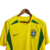 Camisa Sele?o Brasileira Retr?I 2002 Nike Torcedor Masculina -Amarela com detalhes em verde - TailandesaFut