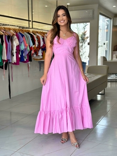 Vestido longo cores variadas - loja online