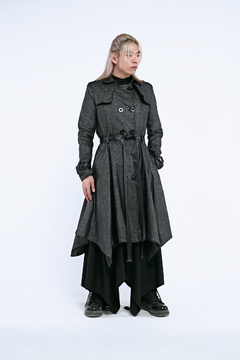 TRENCH FIREWALL GIN BLACK - Panni Margot