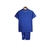 Kit Infantil Olympique Marseille II 23/24 - Puma - Azul com detalhes em branco - comprar online