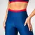 Legging Duo + Top Tainá Bicolor Compressão Night Blue e Rubi - Liss Fitness