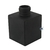 Vidro Cubo 100ml Preto Fosco Rosca 28/410 (1un) - comprar online