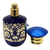 Vidro Porta Perfume Luxo Azul com Ouro 50ml (un) - comprar online