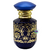 Vidro Porta Perfume Luxo Azul com Ouro 50ml (un)